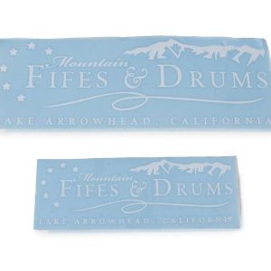 Mountain Fifes & Drums Car Sticker